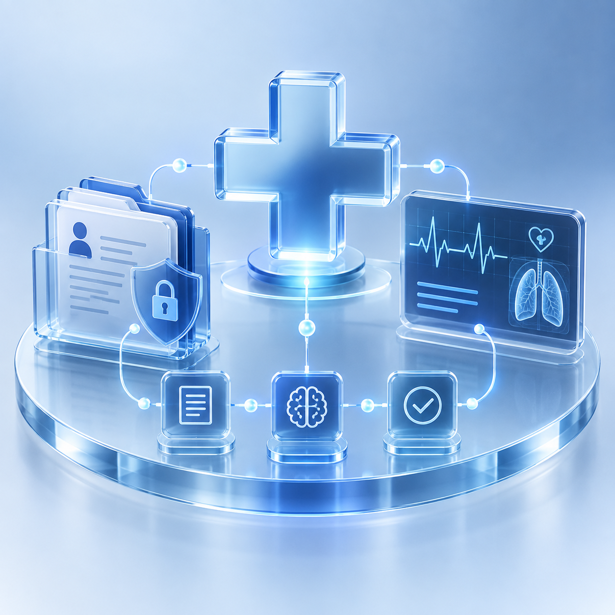 Connected AI systems for healthcare
